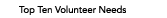 Volunteer Needs